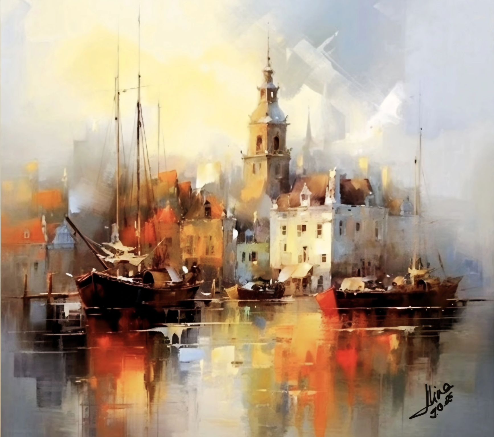 ArteDiAlina.com painting: Choosing my religion